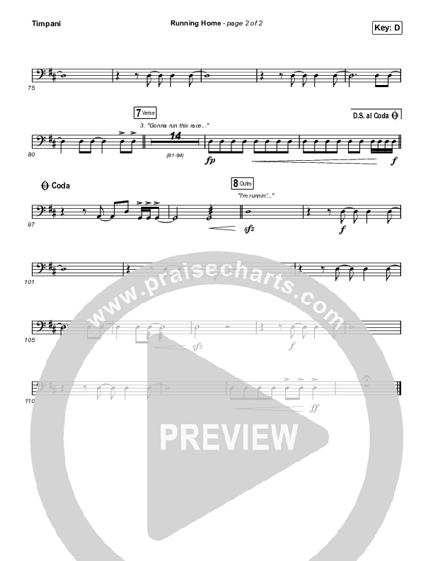 Running Home Timpani (Cochren & Co)