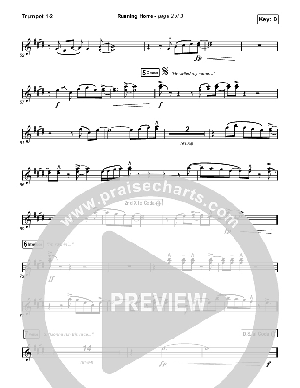 Running Home Trumpet 1,2 (Cochren & Co)