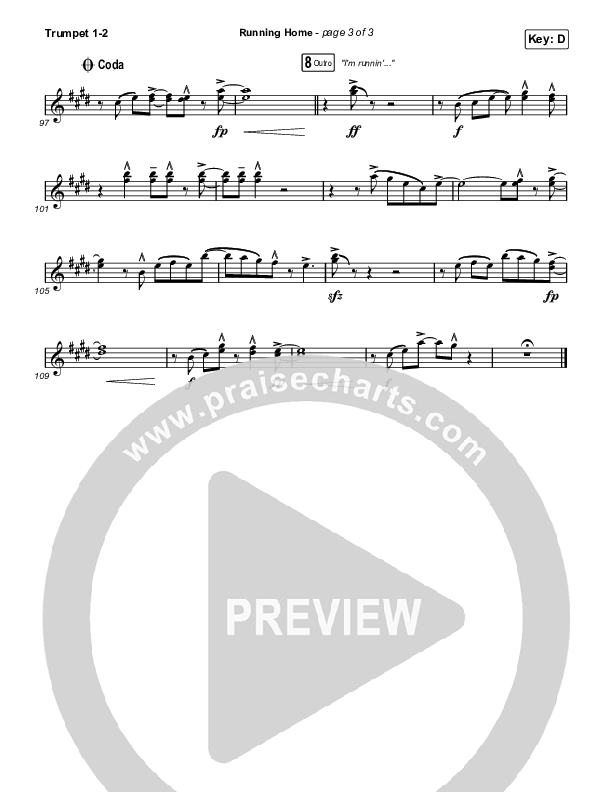 Running Home Trumpet 1,2 (Cochren & Co)