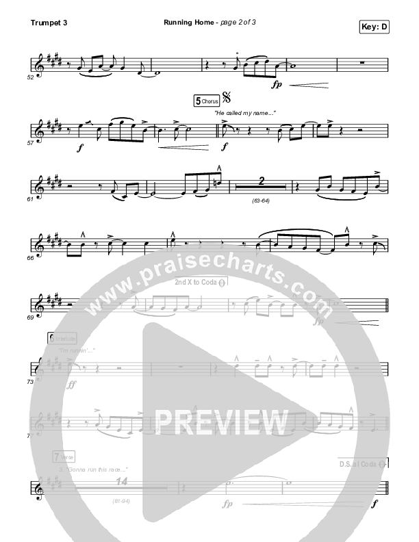 Running Home Trumpet 3 (Cochren & Co)