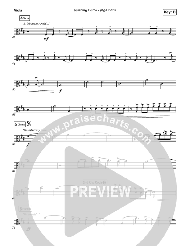 Running Home Viola (Cochren & Co)