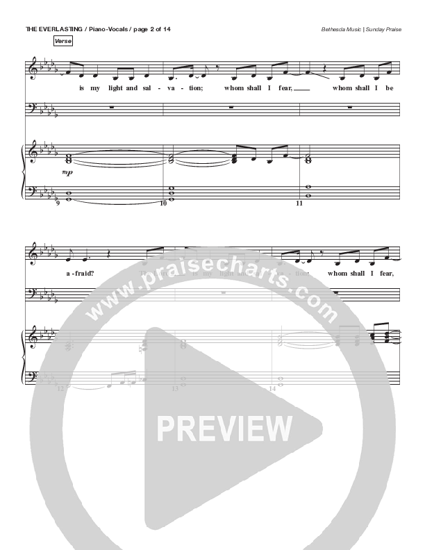 The Everlasting (Live) Anthem (SATB/Piano) (Bethesda Music / Arr. Brent Brunson)