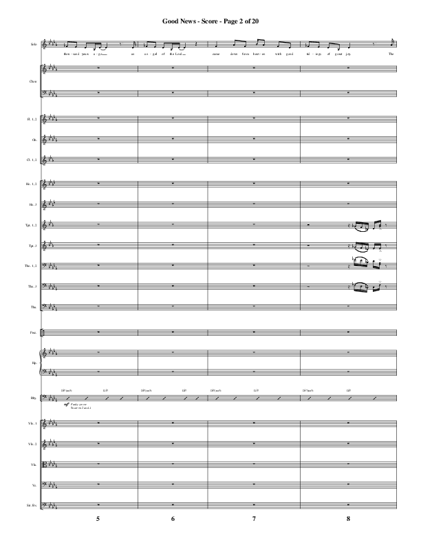 Good News (Choral Anthem SATB) Orchestration (Word Music Choral / Arr. Luke Gambill / Orch. Jared Haschek)