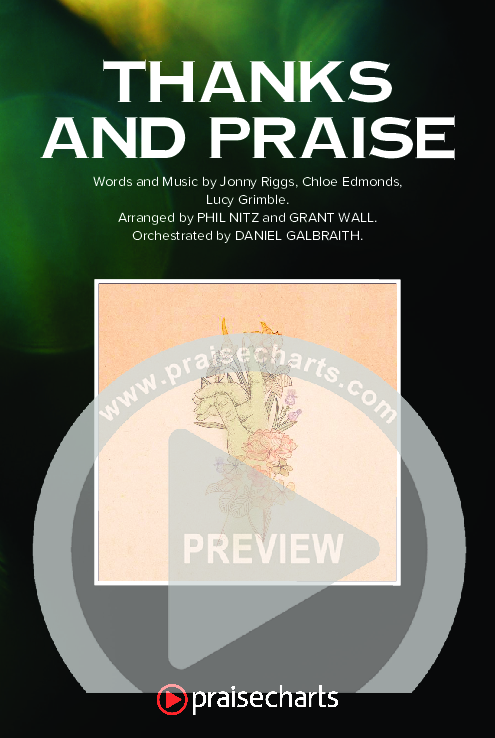 Thanks And Praise (Choral Anthem SATB) Octavo Cover Sheet (Songs From The Soil / Lucy Grimble / Philippa Hanna / Rich DiCas / Arr. Phil Nitz)