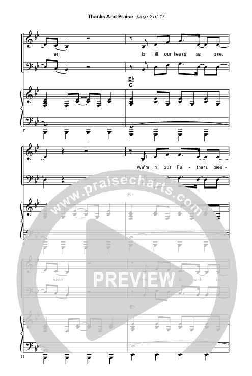 Thanks And Praise (Choral Anthem SATB) Octavo (SATB & Pno) (Songs From The Soil / Lucy Grimble / Philippa Hanna / Rich DiCas / Arr. Phil Nitz)