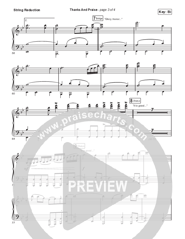 Thanks And Praise (Choral Anthem SATB) String Reduction (Songs From The Soil / Lucy Grimble / Philippa Hanna / Rich DiCas / Arr. Phil Nitz)
