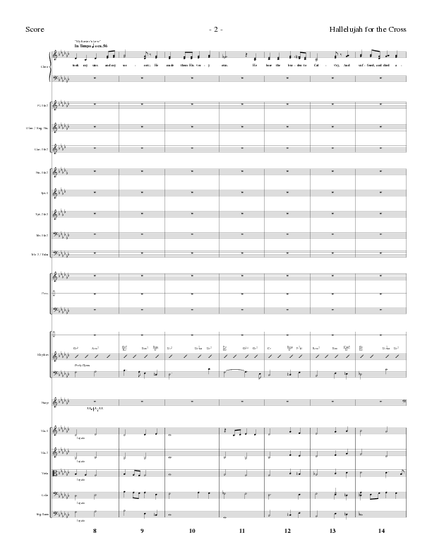 Hallelujah For The Cross (with My Savior's Love, Had It Not Been, I Will Glory In The Cross, The Old (Choral Anthem SATB) Orchestration (Lillenas Choral / Arr. Mike Speck / Arr. Cliff Duren / Orch. Danny Zaloudik)