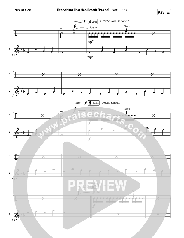 Everything That Has Breath (Praise) (Live) Percussion (Jesus Culture / Bryan Torwalt / Katie Torwalt)