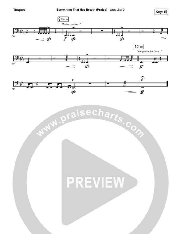 Everything That Has Breath (Praise) (Live) Timpani (Jesus Culture / Bryan Torwalt / Katie Torwalt)