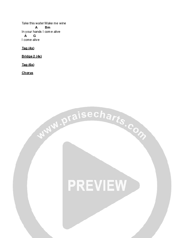 Drink Offering (Live) Chord Chart (Naomi Raine)