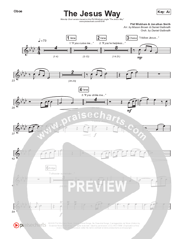 The Jesus Way (Worship Choir/SAB) Wind Pack (Phil Wickham / Arr. Mason Brown)