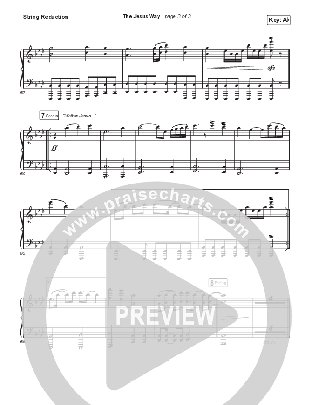 The Jesus Way (Worship Choir/SAB) String Reduction (Phil Wickham / Arr. Mason Brown)