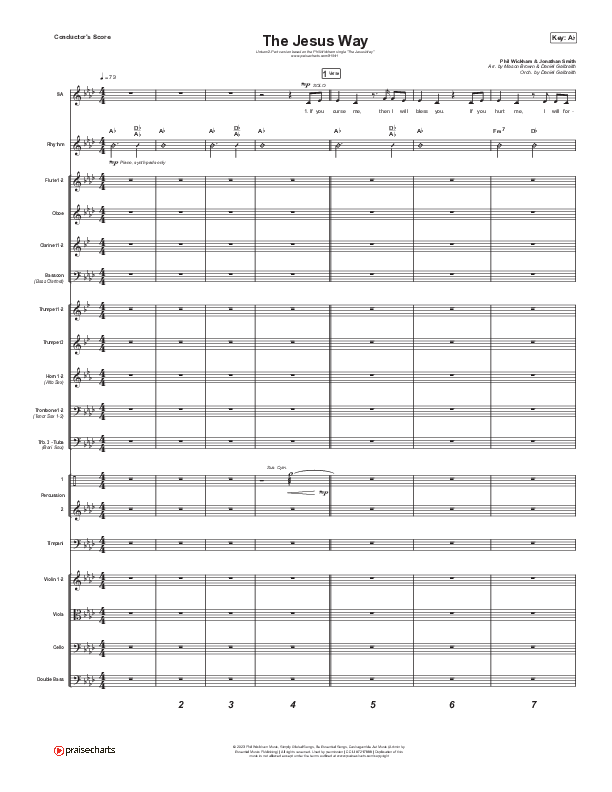 The Jesus Way (Unison/2-Part) Orchestration (Phil Wickham / Arr. Mason Brown)