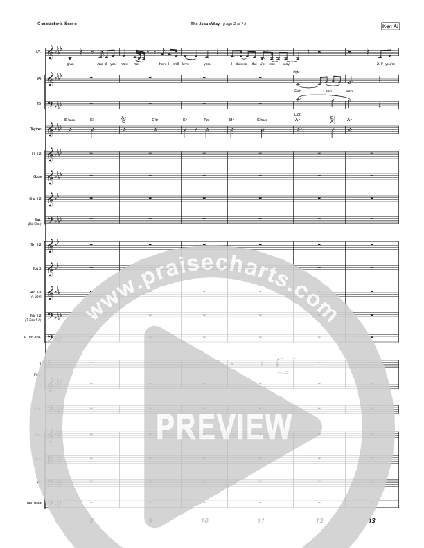 The Jesus Way (Sing It Now) Conductor's Score (Phil Wickham / Arr. Mason Brown)