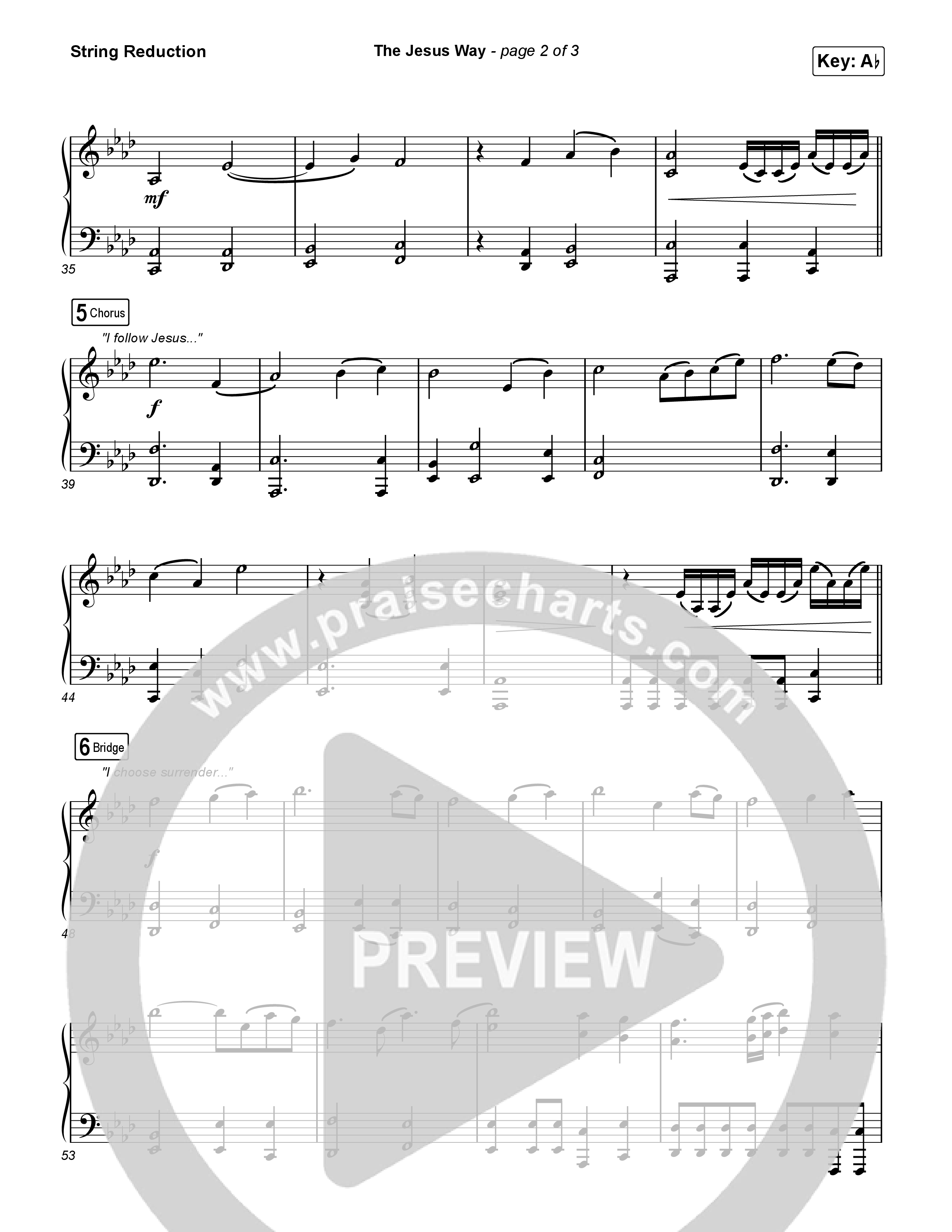 The Jesus Way (Sing It Now) String Reduction (Phil Wickham / Arr. Mason Brown)