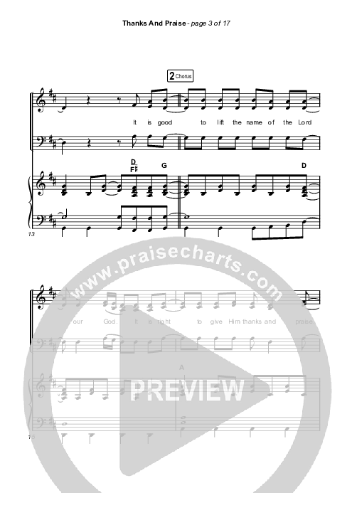 Thanks And Praise (Worship Choir/SAB) Octavo (SAB & Pno) (Songs From The Soil / Lucy Grimble / Philippa Hanna / Rich DiCas / Arr. Phil Nitz)
