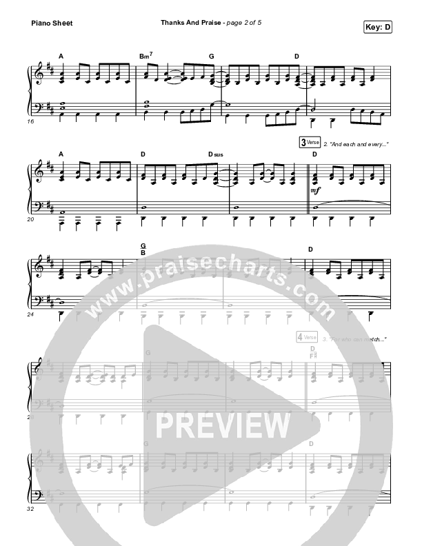 Thanks And Praise (Worship Choir/SAB) Piano Sheet (Songs From The Soil / Lucy Grimble / Philippa Hanna / Rich DiCas / Arr. Phil Nitz)