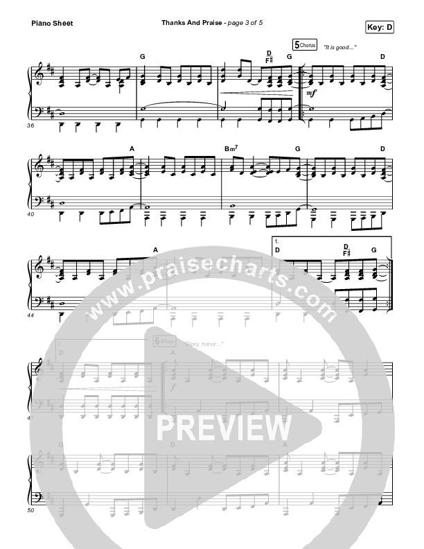 Thanks And Praise (Worship Choir/SAB) Piano Sheet (Songs From The Soil / Lucy Grimble / Philippa Hanna / Rich DiCas / Arr. Phil Nitz)