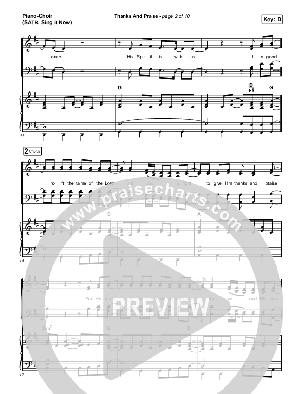 Thanks And Praise (Sing It Now) Piano/Choir (SATB) (Songs From The Soil / Lucy Grimble / Philippa Hanna / Rich DiCas / Arr. Phil Nitz)