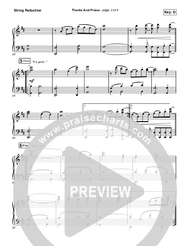 Thanks And Praise (Sing It Now) String Reduction (Songs From The Soil / Lucy Grimble / Philippa Hanna / Rich DiCas / Arr. Phil Nitz)