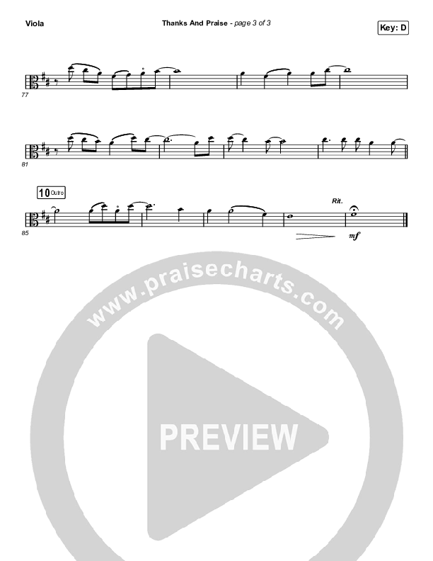 Thanks And Praise (Sing It Now) Viola (Songs From The Soil / Lucy Grimble / Philippa Hanna / Rich DiCas / Arr. Phil Nitz)