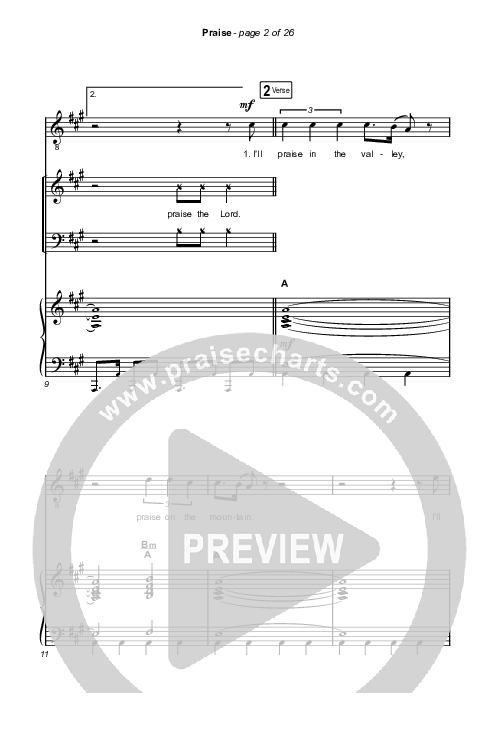 Praise (Worship Choir/SAB) Octavo (SAB & Pno) (Elevation Worship / Chris Brown / Brandon Lake / Chandler Moore / Arr. Mason Brown)