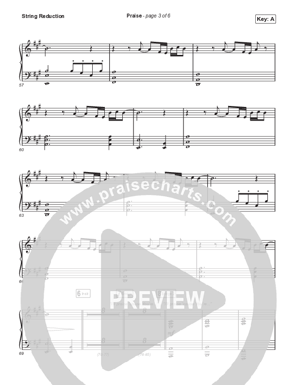 Praise (Worship Choir/SAB) String Reduction (Elevation Worship / Chris Brown / Brandon Lake / Chandler Moore / Arr. Mason Brown)