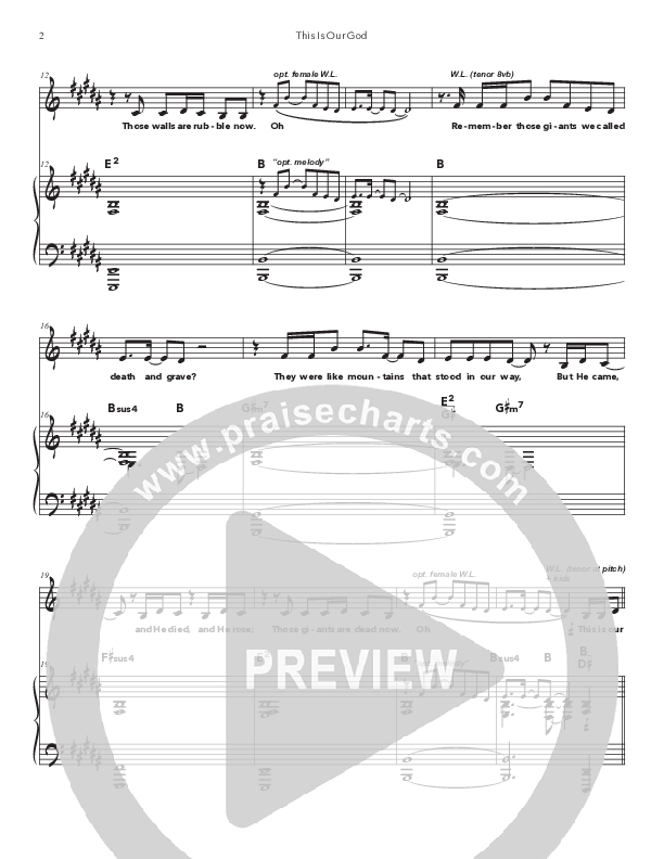 This Is Our God (Kids) Piano/Melody (Doorpost Songs)