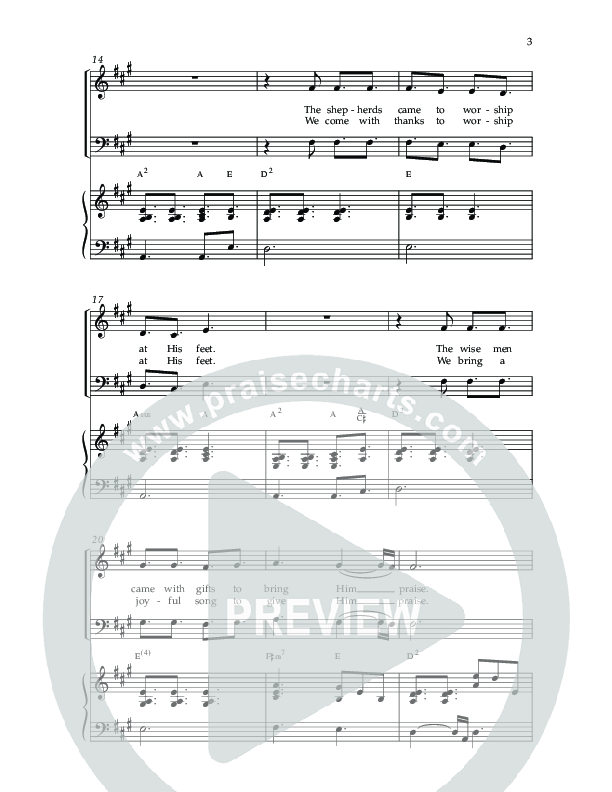 Christ Came Into The World To Save (Choral Anthem SATB) Anthem (SATB/Piano) (Arr. Cliff Duren / Lifeway Choral)