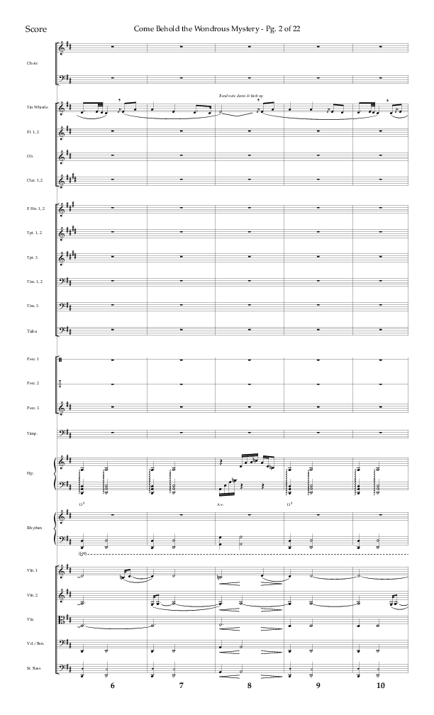 Come Behold The Wondrous Mystery (Choral Anthem SATB) Conductor's Score (Arr. Daniel Semsen / Lifeway Choral)