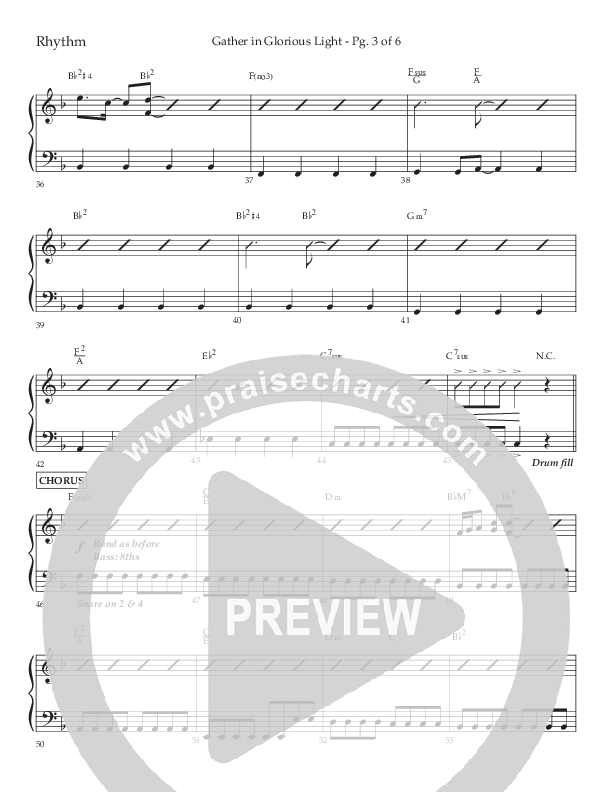 Gather In Glorious Light (Choral Anthem SATB) Lead Melody & Rhythm (Arr. Craig Adams / Lifeway Choral)