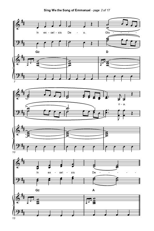 Come Behold Emmanuel (5 Song Choral Collection) Song 2 (Octavo SATB) (Travis Cottrell / Cheryl Stark / Brooke Voland / Arr. Mason Brown)