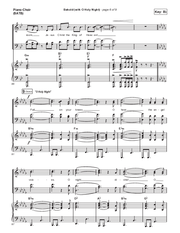 Come Behold Emmanuel (5 Song Choral Collection) Song 2 (Piano SATB) (Travis Cottrell / Cheryl Stark / Brooke Voland)