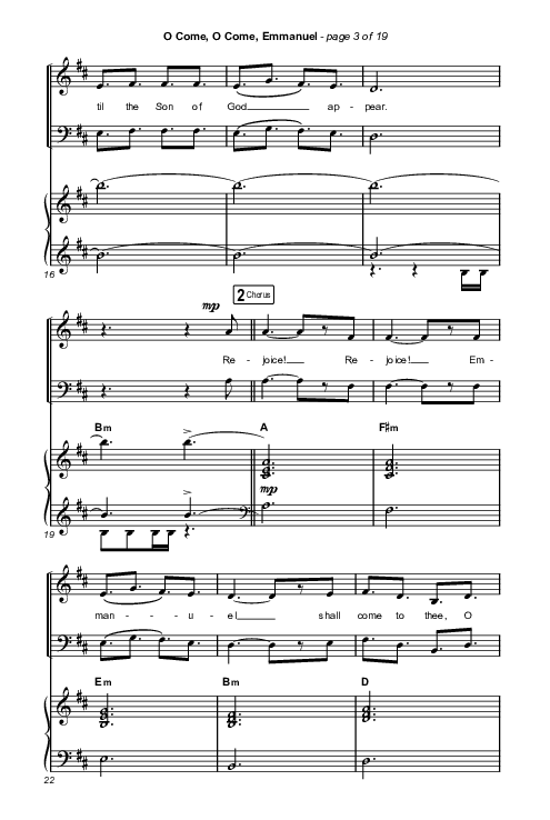 Come Behold Emmanuel (5 Song Choral Collection) Song 3 (Octavo SATB) (Travis Cottrell / Cheryl Stark / Brooke Voland / Arr. Mason Brown)