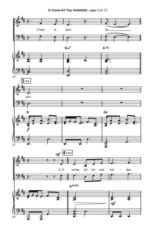 Come Behold Emmanuel (5 Song Choral Collection) Song 4 (Octavo SATB) (Travis Cottrell / Cheryl Stark / Brooke Voland / Arr. Mason Brown)