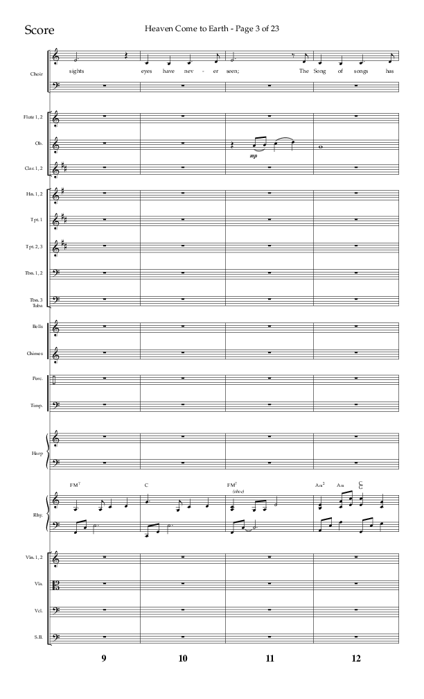 Heaven Come To Earth (Choral Anthem SATB) Conductor's Score (Lifeway Choral / Arr. Dick Tunney)