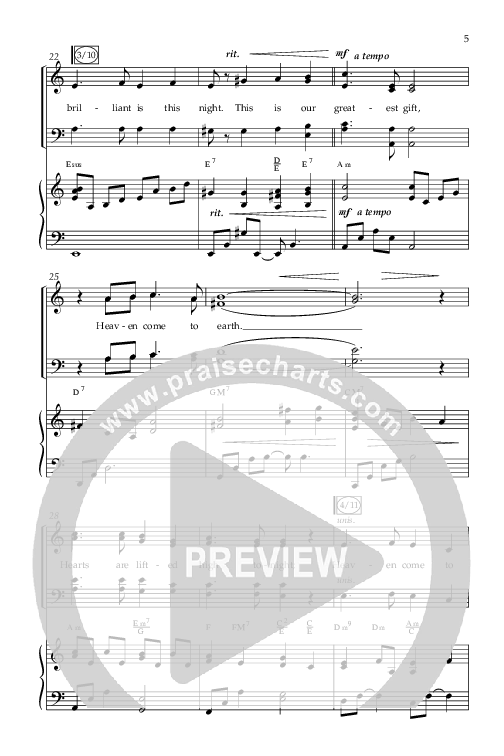 Heaven Come To Earth (Choral Anthem SATB) Anthem (SATB/Piano) (Lifeway Choral / Arr. Dick Tunney)