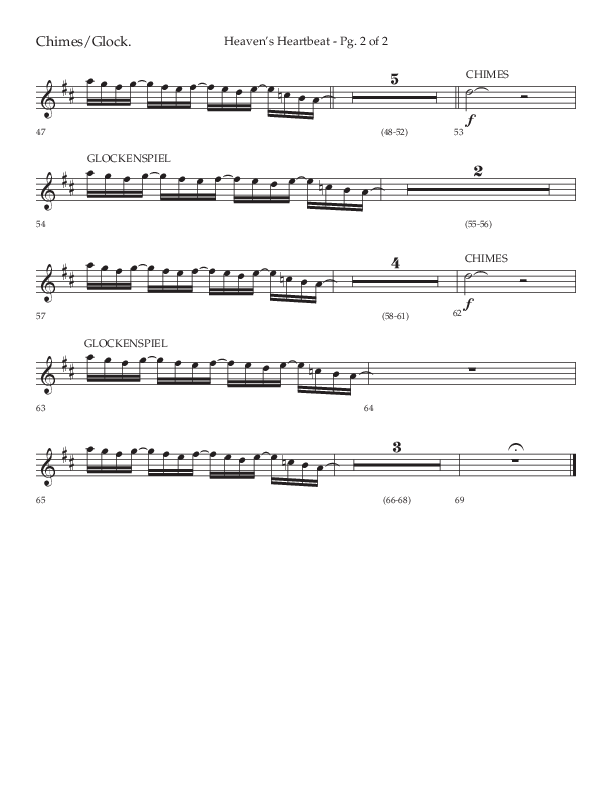 Heaven's Heartbeat (Choral Anthem SATB) Chimes/Glockenspiel (Lifeway Choral / Arr. Kent Hooper / Arr. Phillip Keveren)