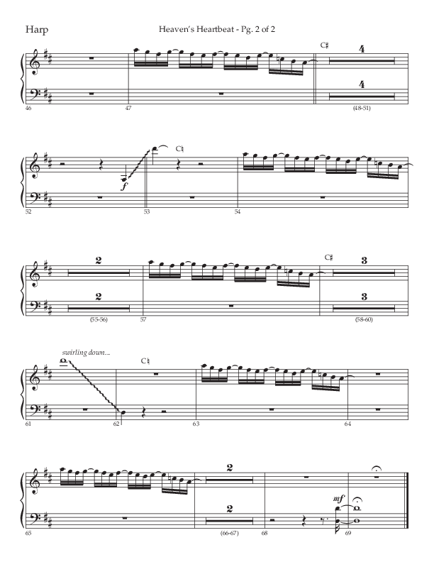 Heaven's Heartbeat (Choral Anthem SATB) Harp (Lifeway Choral / Arr. Kent Hooper / Arr. Phillip Keveren)