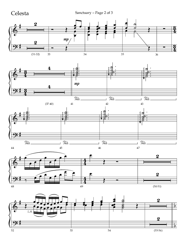 Sanctuary (Choral Anthem SATB) Percussion (Arr. Robert Sterling / Lifeway Choral)
