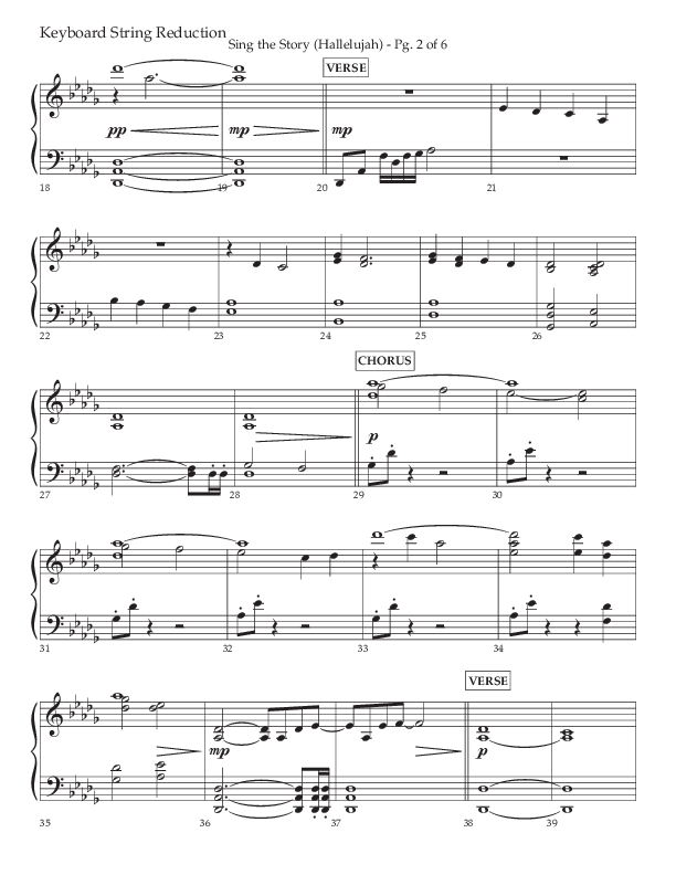 Sing The Story (Hallelujah) (Choral Anthem SATB) String Reduction (Arr. John Bolin / Lifeway Choral)