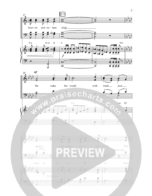 The Glorias Of Christmas (Choral Anthem SATB) Anthem (SATB/Piano) (Arr. David Wise / Lifeway Choral)