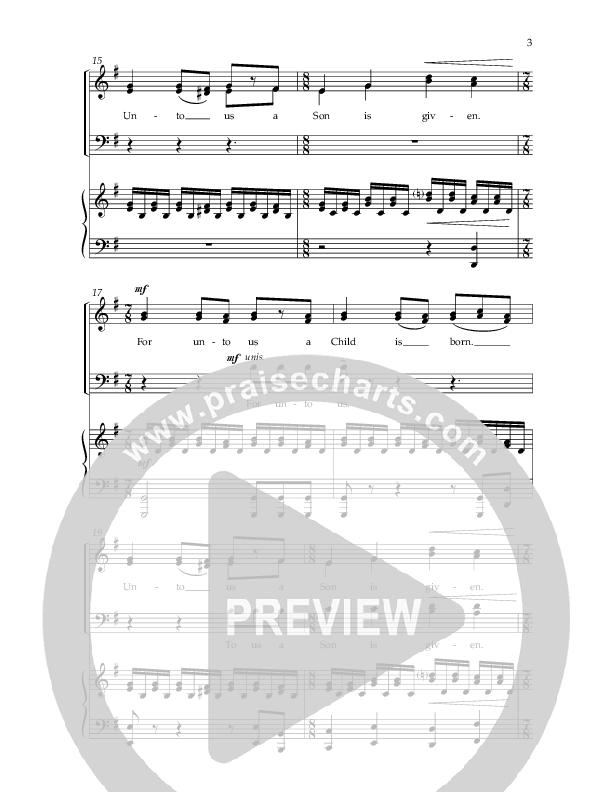 The Prince Of Peace (Choral Anthem SATB) Anthem (SATB/Piano) (Arr. Phillip Keveren / Lifeway Choral)