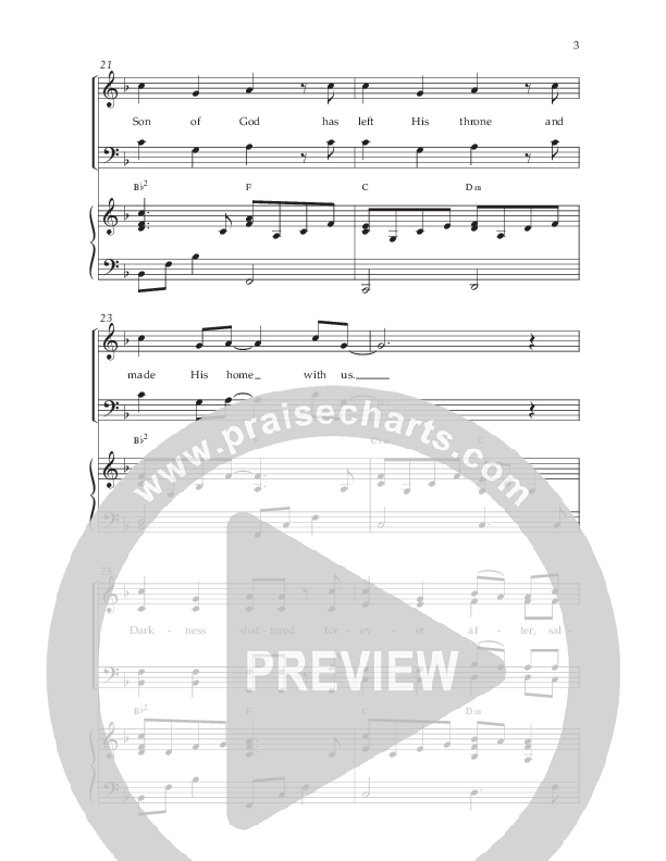 The Son Of God (Choral Anthem SATB) Anthem (SATB/Piano) (Lifeway Choral / Arr. Daniel Semsen)