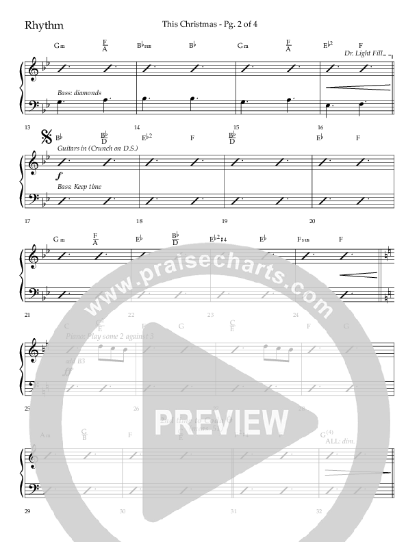 This Christmas (Choral Anthem SATB) Lead Melody & Rhythm (Lifeway Choral / Arr. Dave Williamson)