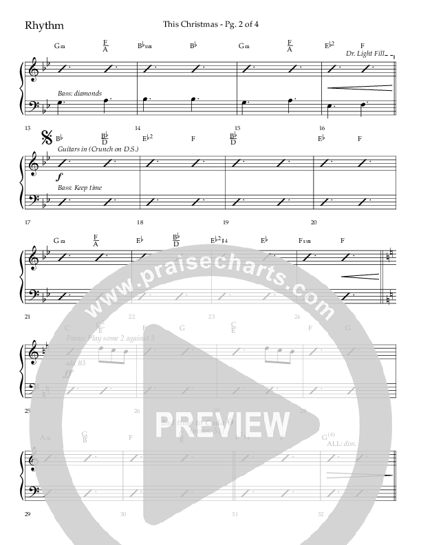 This Christmas (Choral Anthem SATB) Lead Melody & Rhythm (Lifeway Choral / Arr. Dave Williamson)