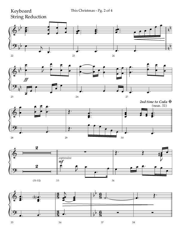 This Christmas (Choral Anthem SATB) String Reduction (Lifeway Choral / Arr. Dave Williamson)