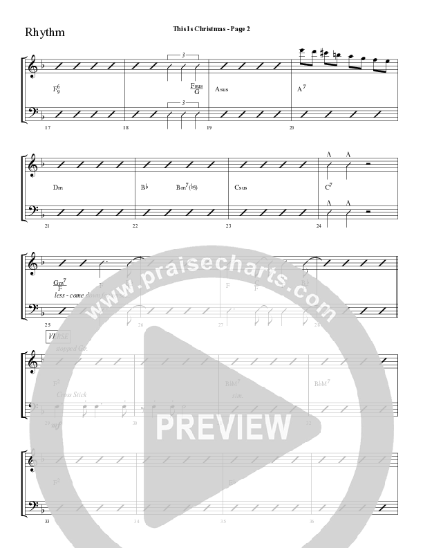This Is Christmas with O Come All Ye Faithful (Choral Anthem SATB) Lead Melody & Rhythm (Lifeway Choral / Arr. Dave Williamson)