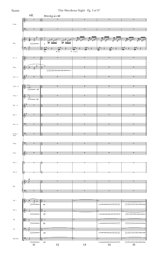 This Wondrous Night (Choral Anthem SATB) Conductor's Score (Lifeway Choral / Arr. John Bolin)