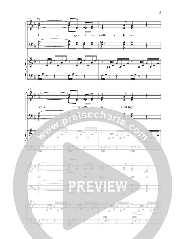 This Wondrous Night (Choral Anthem SATB) Anthem (SATB/Piano) (Lifeway Choral / Arr. John Bolin)